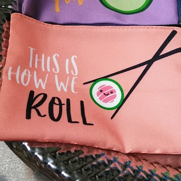 👝BOGO NEW CUTE SAYINGS CLOTH COSMETIC BAGS - Picture 6 of 8